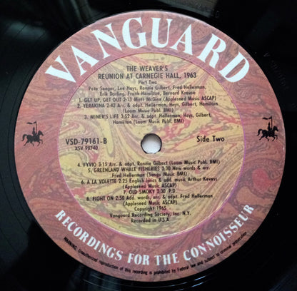 The Weavers : Reunion At Carnegie Hall, Part 2 (LP, Album, Pit)