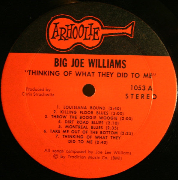 Big Joe Williams : Thinking Of What They Did To Me (LP, Album)