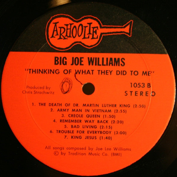 Big Joe Williams : Thinking Of What They Did To Me (LP, Album)