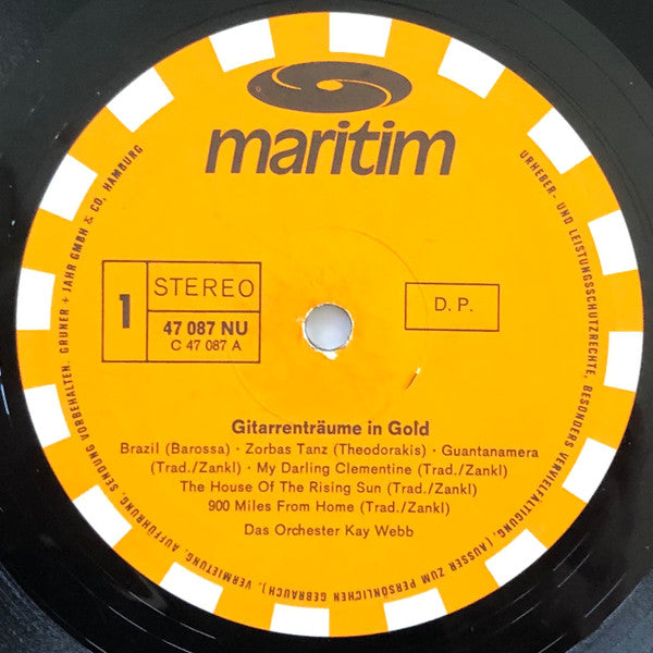 Orchester Kay Webb : Gitarrenträume In Gold (LP)
