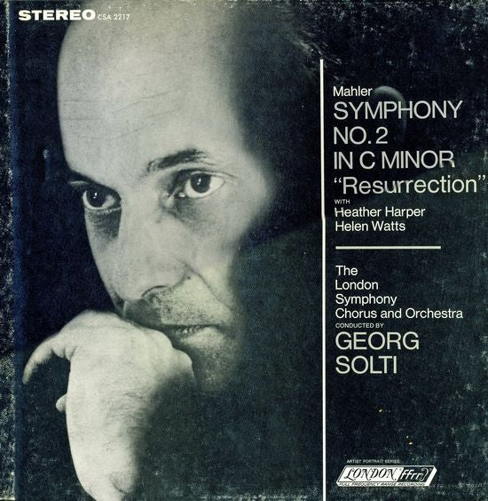 Gustav Mahler, Georg Solti, Heather Watts, Heather Harper, The London Symphony Orchestra, London Symphony Chorus : Symphony No. 2 In C Minor "Resurrection" (2xLP + Box)