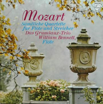 Wolfgang Amadeus Mozart, Grumiaux Trio, William Bennett (3) : Sämtliche Quartette Für Flöte Und Streicher (LP)
