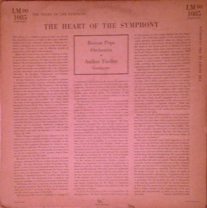 Arthur Fiedler, The Boston Pops Orchestra : The Heart Of The Symphony (LP, Album, Mono)
