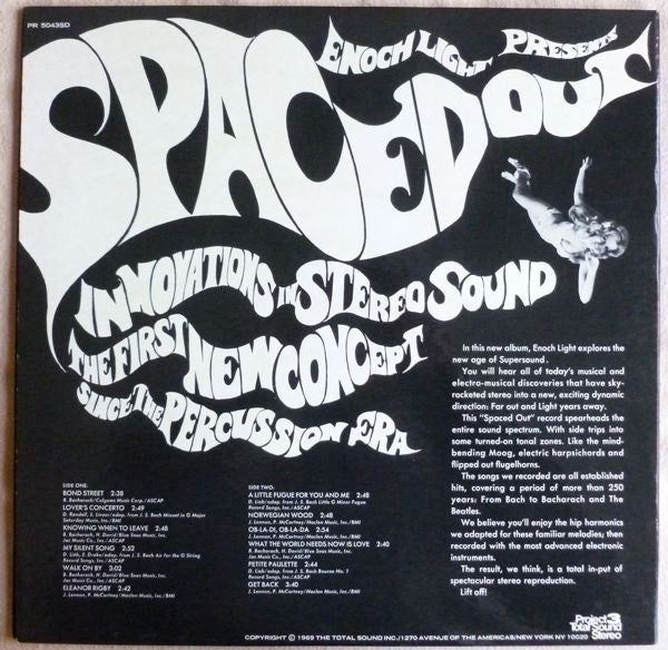 Enoch Light And The Light Brigade : Spaced Out (LP, Album, Promo)