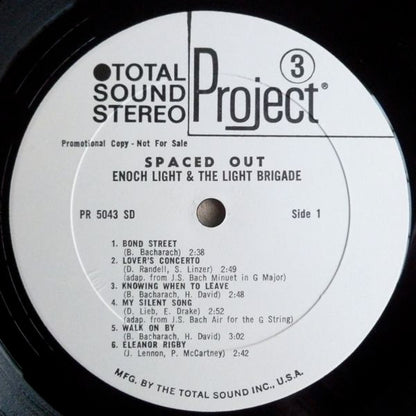 Enoch Light And The Light Brigade : Spaced Out (LP, Album, Promo)