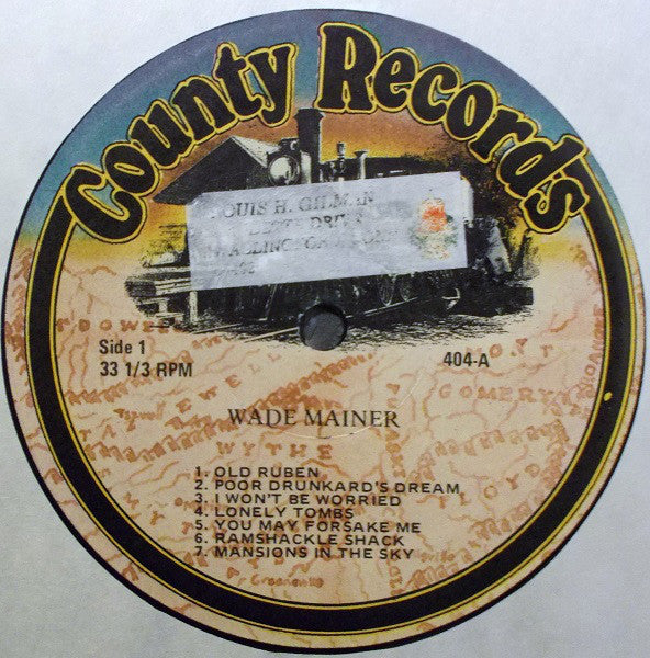 Wade Mainer And Sons Of The Mountaineers : The Songs Of Wade Mainer And The Sons Of The Mountaineers (LP, Comp, RE)