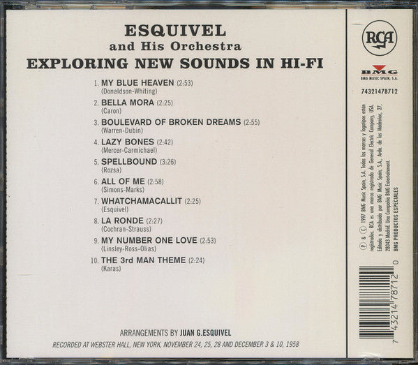 Esquivel And His Orchestra : Exploring New Sounds In Hi-Fi (CD, Album)