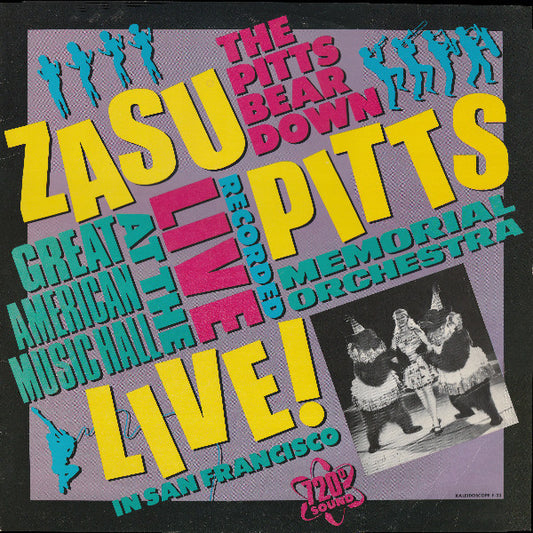 Zasu Pitts Memorial Orchestra : The Pitts Bear Down (LP, Album)