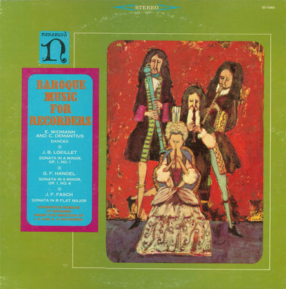 Concentus Musicus Of Denmark Under The Direction Of Irmgard Knopf Mathiesen And Aksel H. Mathiesen : Baroque Music For Recorders (LP, RP)