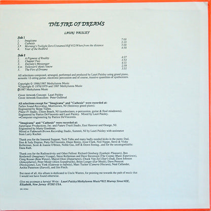Lauri Paisley : The Fire Of Dreams (LP, Album)