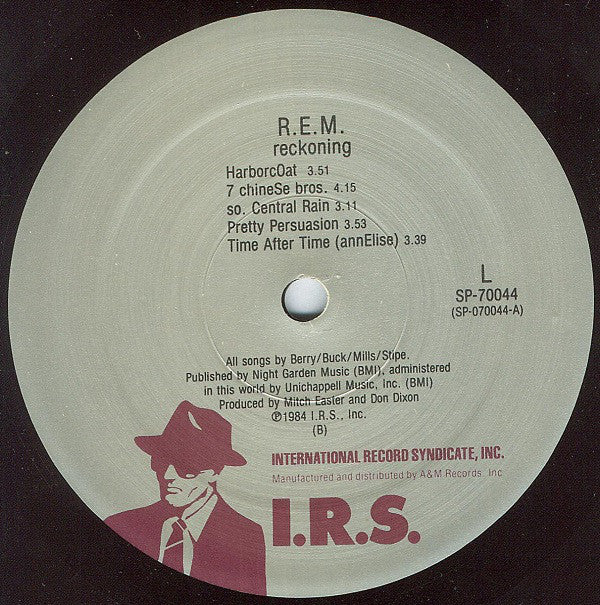 R.E.M. : Reckoning (LP, Album, (B))