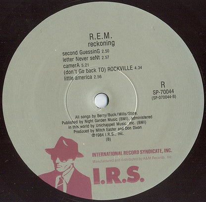 R.E.M. : Reckoning (LP, Album, (B))