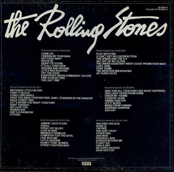 The Rolling Stones : The Rolling Stones (6xLP + Box, Comp, Ltd)
