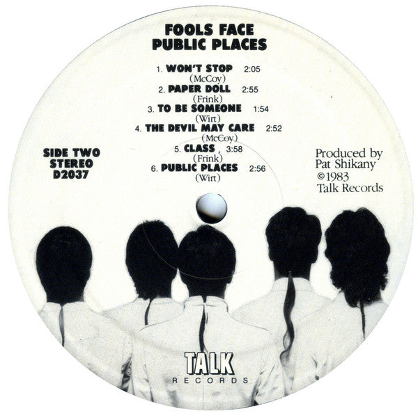 Fools Face : Public Places (LP, Album)