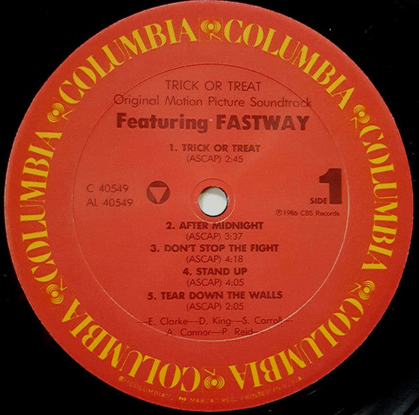 Fastway (2) : Trick Or Treat (Original Music Score) (LP, Album)