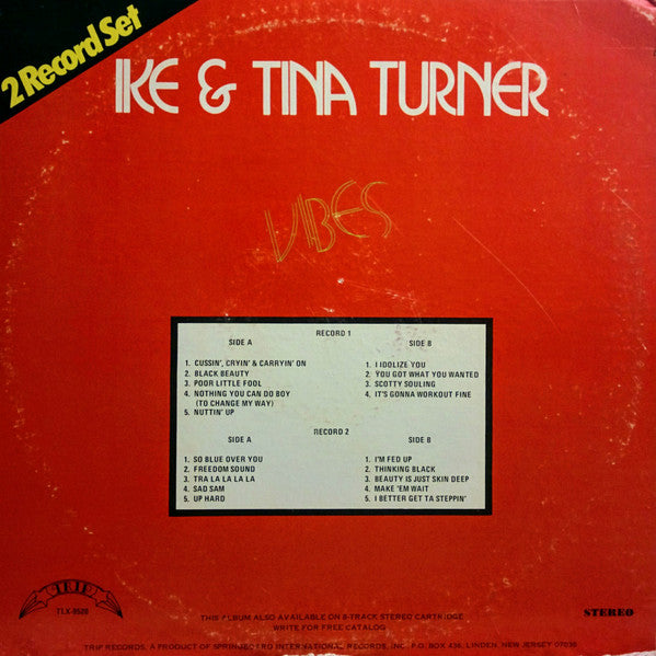 Ike & Tina Turner : Vibes  (2xLP, Comp, Gat)