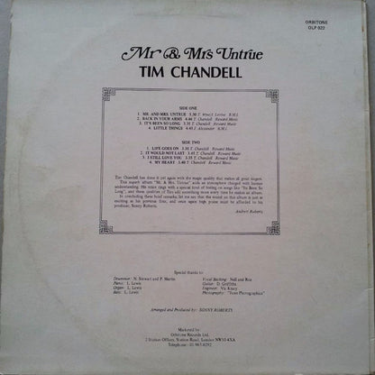 Tim Chandell : Mr & Mrs Untrue (LP, Album)