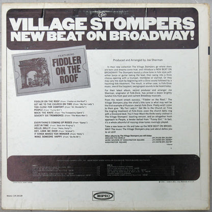 The Village Stompers : New Beat On Broadway! (LP, Album, Mono)