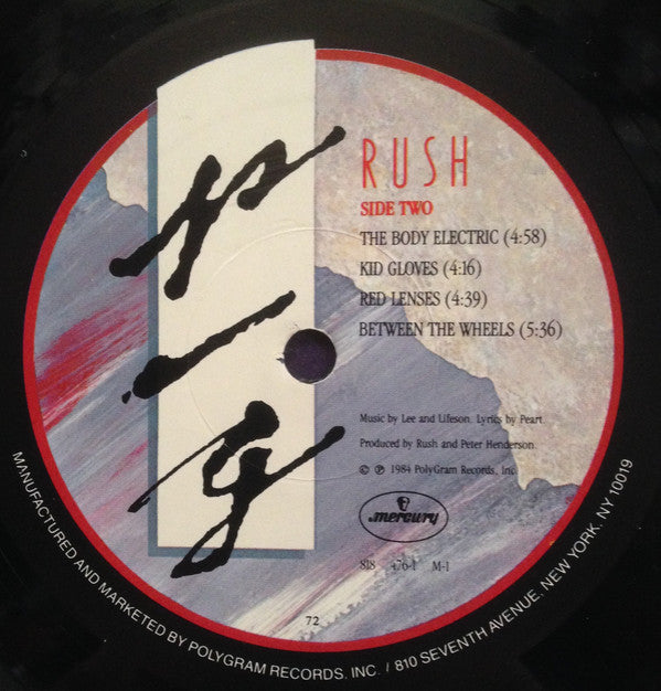Rush : Grace Under Pressure (LP, Album, 72 )