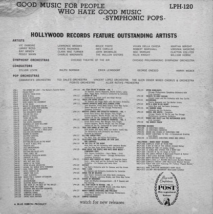 The Chicago Symphony Orchestra : Good Music For People Who Hate Good Music (LP)
