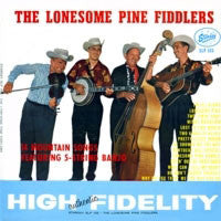 The Lonesome Pine Fiddlers : 14 Mountain Songs Featuring 5-String Banjo (LP, Album, RE)