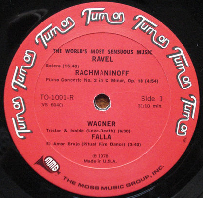 Various : Turn On With The World's Most Sensuous Music (LP, Comp)