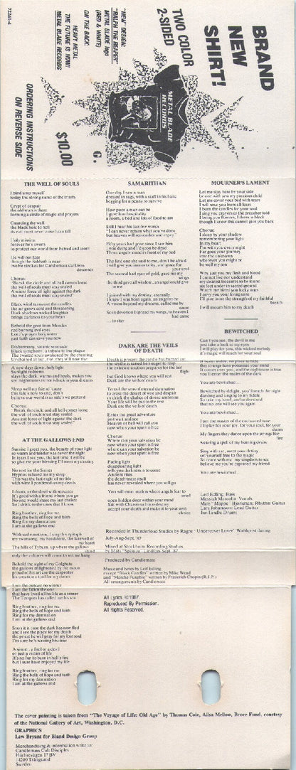 Candlemass : Nightfall (Cass, Album, HX-)