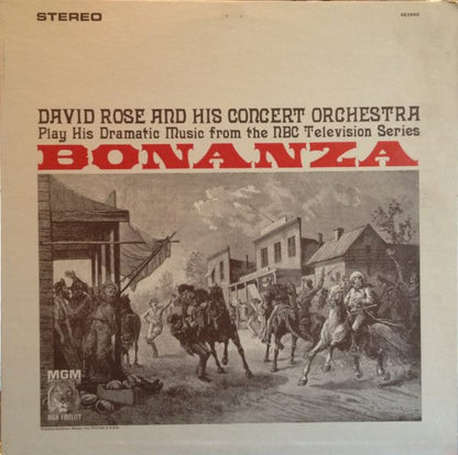 David Rose & His Orchestra : Plays His Dramatic Music From The NBC Television Series Bonanza  (LP, Album)