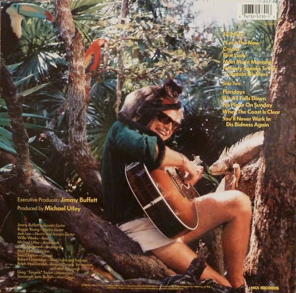 Jimmy Buffett : Floridays (LP, Album, Pin)
