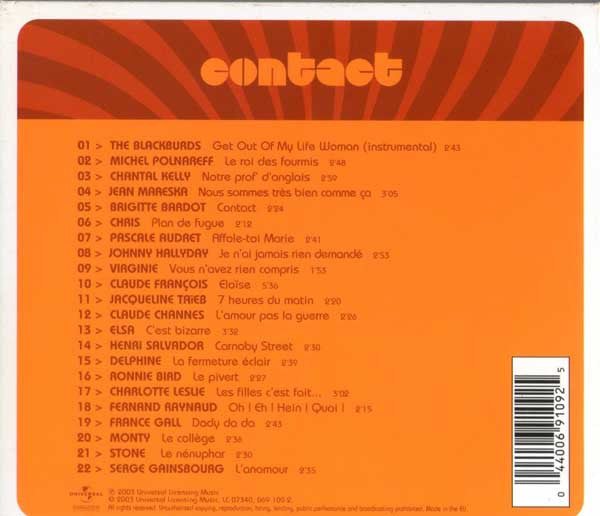 Various : Pop A Paris Vol.1 Contact (CD, Comp, Dig)