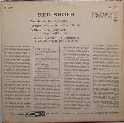 Vladimir Golschmann, Saint Louis Symphony Orchestra : The Red Shoes Ballet, Sylvia Ballet Suite, Coppelia Ballet Suite, Invitation To The Dance (LP, Album)