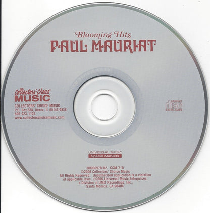 Paul Mauriat And His Orchestra : Blooming Hits (CD, Album, RE)