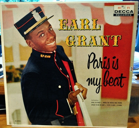 Earl Grant : Paris Is My Beat (LP, Album, Mono)