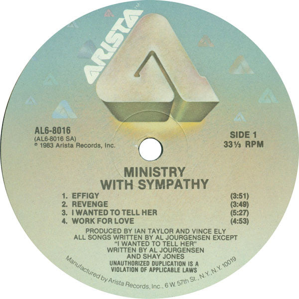 Ministry : With Sympathy (LP, Album)