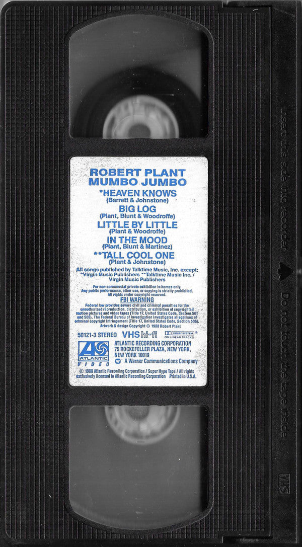 Robert Plant : Mumbo Jumbo (VHS, Comp, NTSC)