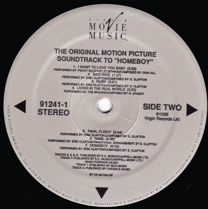 Various : Homeboy - The Original Motion Picture Soundtrack (LP, Album, All)