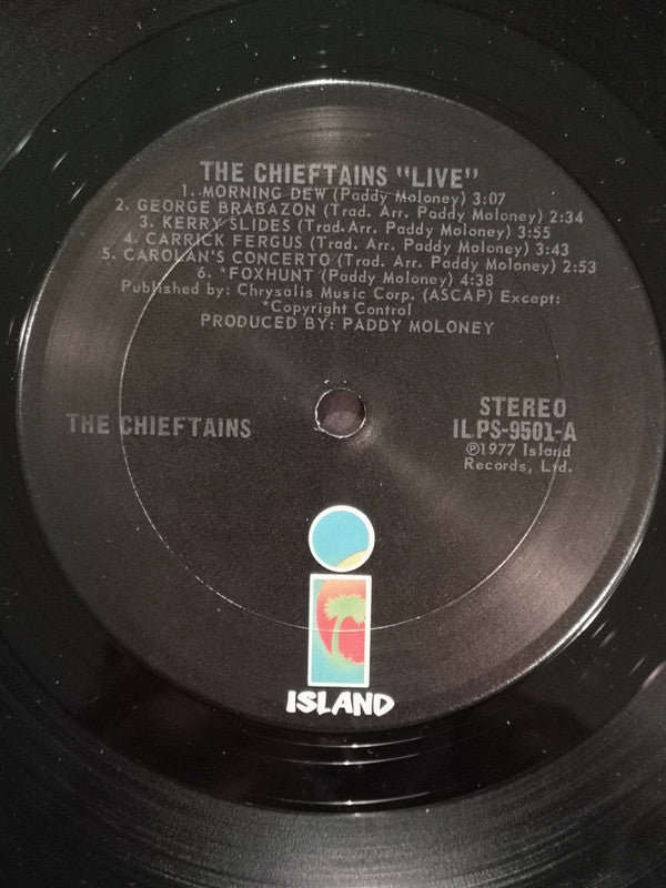 The Chieftains : Live! (LP, Album)