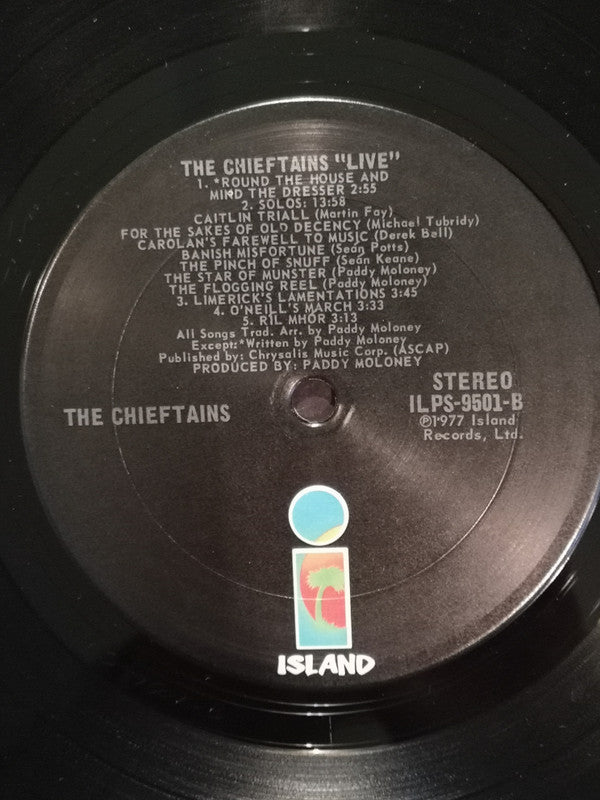 The Chieftains : Live! (LP, Album)