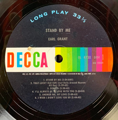 Earl Grant : Stand By Me (LP, Album, Mono)