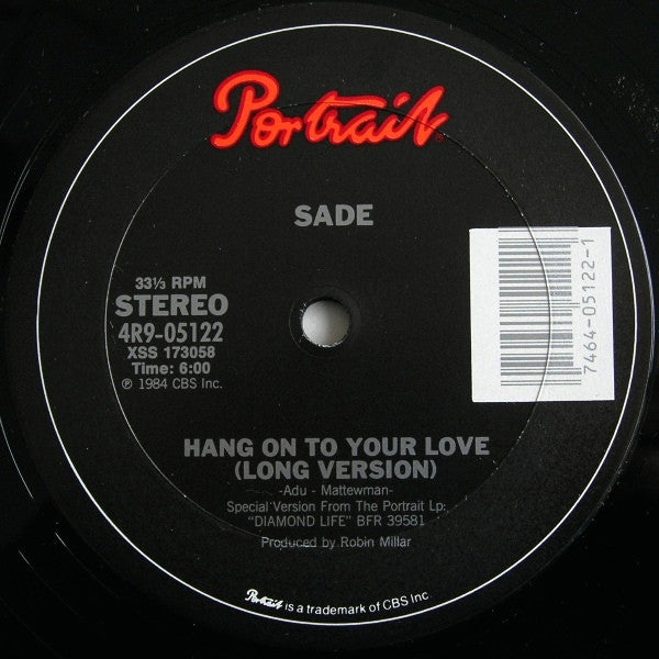 Sade : Hang On To Your Love (12" Version) (12")