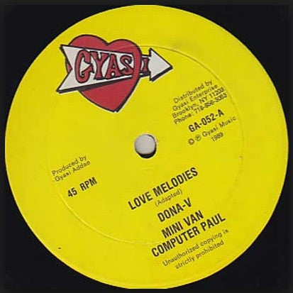 Donna V : Love Melodies / Since I Met You Baby (12")