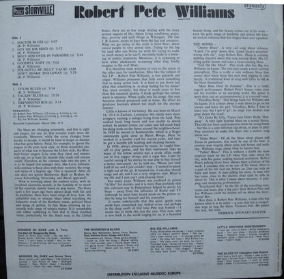 Robert Pete Williams With Big Joe Williams : Robert Pete Williams With Big Joe Williams (LP, Album)