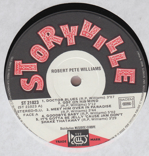 Robert Pete Williams With Big Joe Williams : Robert Pete Williams With Big Joe Williams (LP, Album)