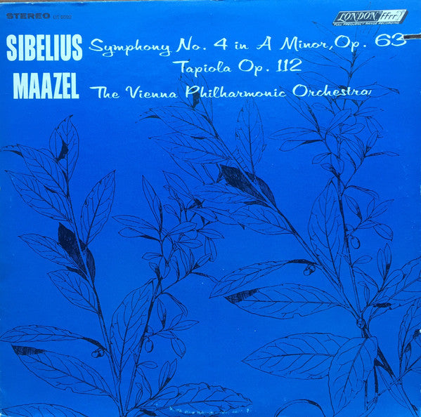 Lorin Maazel, Jean Sibelius, Wiener Philharmoniker : Symphony No.4 / Tapiola (LP)