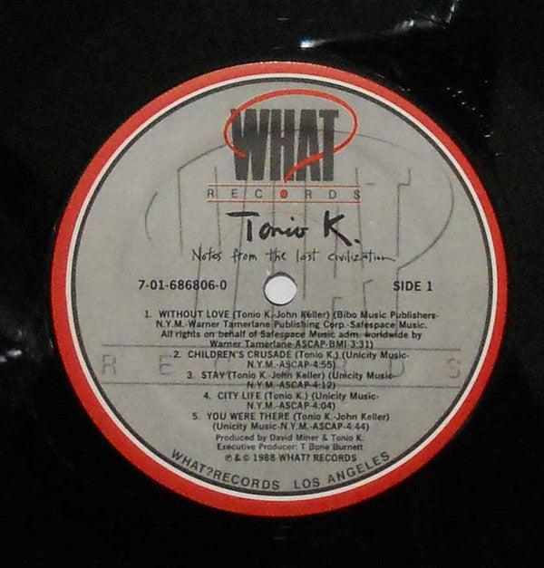 Tonio K. : Notes From The Lost Civilization (LP, Album)