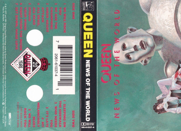 Queen : News Of The World (Cass, Album, RE, RM, SR)