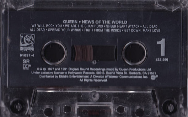 Queen : News Of The World (Cass, Album, RE, RM, SR)