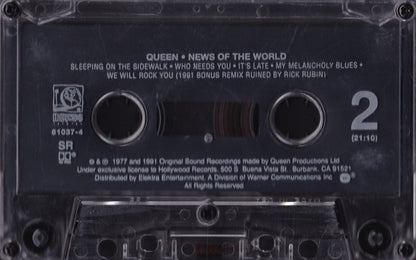Queen : News Of The World (Cass, Album, RE, RM, SR)