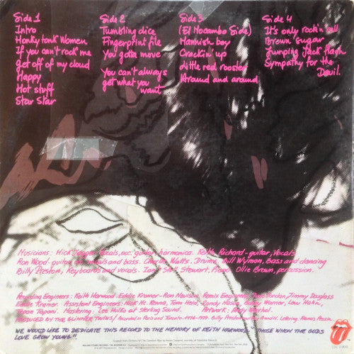 The Rolling Stones : Love You Live (2xLP, Album, Gol)