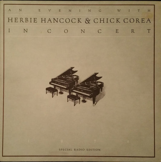 Herbie Hancock & Chick Corea : An Evening With Herbie Hancock & Chick Corea- Special Radio Edition (12", EP, Promo)